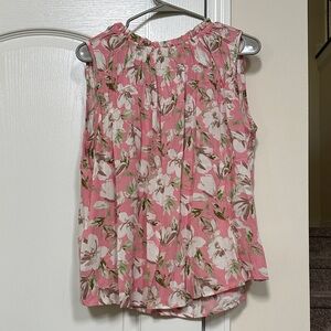 Ces Femme Pink Floral Blouse